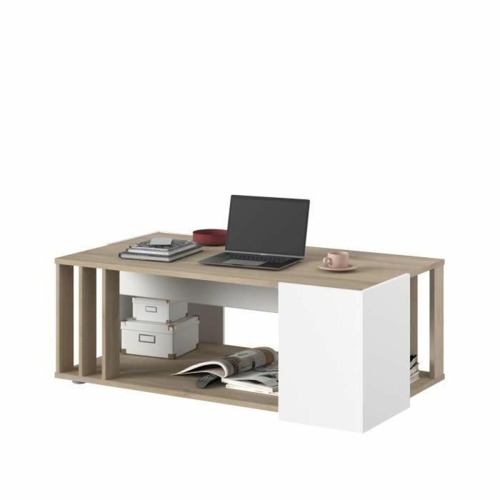 Mesa de café del sur - Decoración de White and Chene of Japan - L 119 x D 43 x H 68 cm - Parisot 4