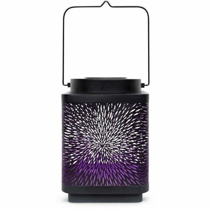 Garden Id Linterna Solar Attract Morado 16x16x23 cm 70703226 Autonomía 6-8 Horas Móvil Botón Encendido/Apagado 2