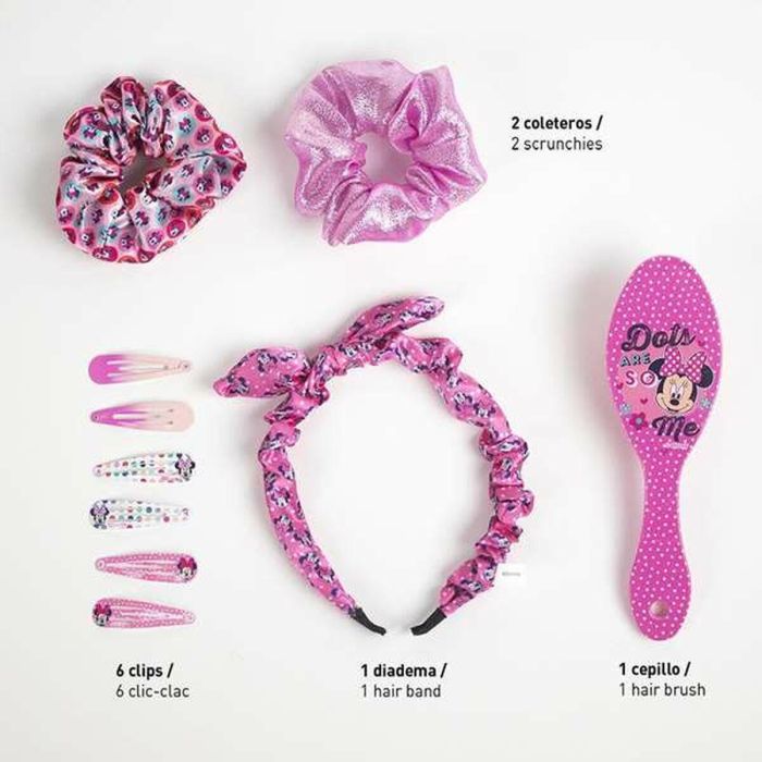 Neceser Con Accesorios Minnie Mouse Multicolor Acrílico Plástico Niños 3