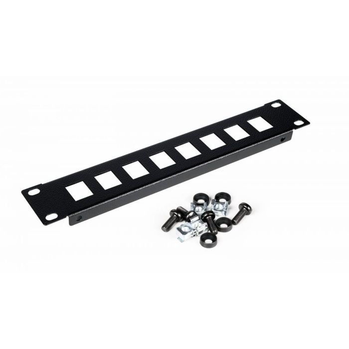 Equip Patchpanel 10" mit Keystone Montage 1U. schwarz 1