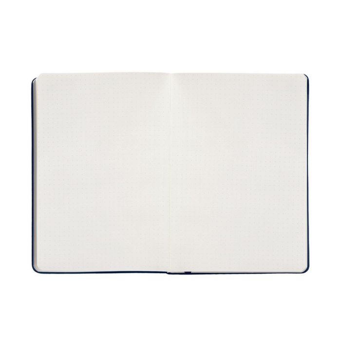 Cuaderno Con Gomilla Antartik Notes Tapa Dura A4 Hojas Puntos Azul Marino 100 Hojas 80 gr Fsc 7