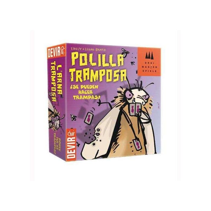 Devir Juego de Mesa La Polilla Tramposa - Juego de Cartas para Niños a Partir de 7 Años Devir Juego de Mesa La Polilla Tramposa - Juego de Cartas para Niños a Partir de 7 Años