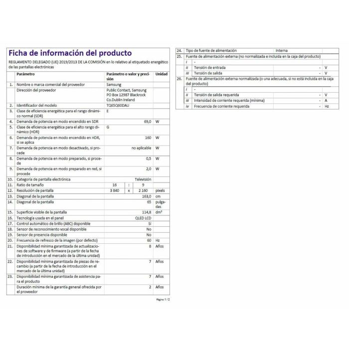 Smart TV Samsung TQ65Q60DAUXXC 9
