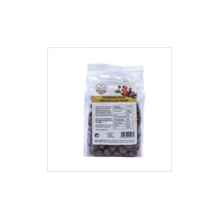 INT SALIM Arándanos Rojos con Chocolate Negro Fuente Fibra 200g