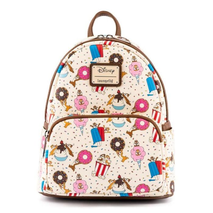 Loungefly Mochila Chip y Dale Disney Dulces Regalos 26cm