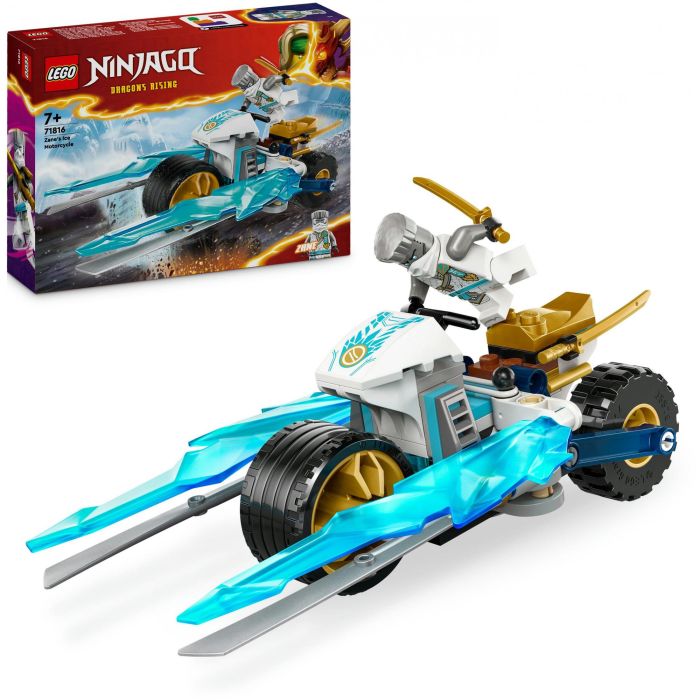 LEGO 71816 NINJAGO Moto de Hielo de Zane - Juguete de Construcción con Minifigura, Espadas Doradas y Cuchillas Desplegables para Niños +7 Años 14 LEGO 71816 NINJAGO Moto de Hielo de Zane - Juguete de Construcción con Minifigura, Espadas Doradas y Cuchillas Desplegables para Niños +7 Años 14