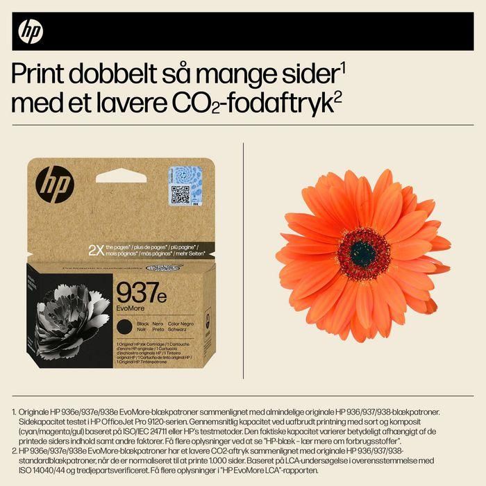 Hp Tinta Negro Officejet Pro 9110, 9120, 9130, 9720, 9730 - Nº 937E Alta Capacidad XL 8