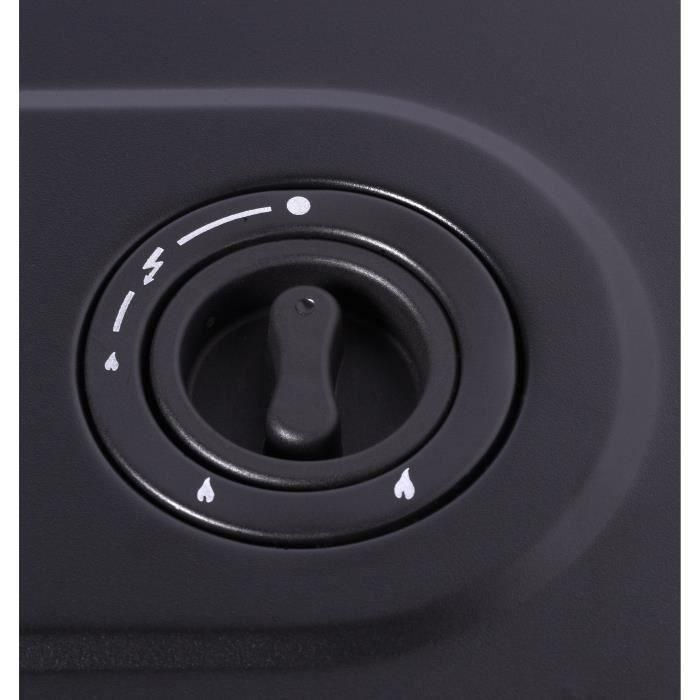 Favex Riga Calefacción Auxiliar Gas Butano Catálisis, Sistema ODS, 3000W, para 30m², con 3 niveles de potencia, Negro 2