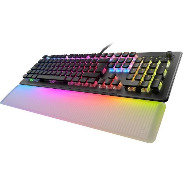 Teclado gaming óptico y mecánico - ROCCAT - ROC-12-004 Vulcan II Max - Lineal - Iluminación RGB - Negro 1