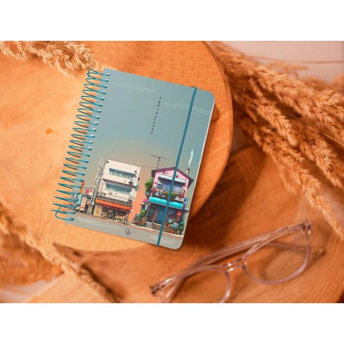 Agenda Espiral Liderpapel Santorini A6 2025 Dia Pagina Street View Papel 60 gr 10