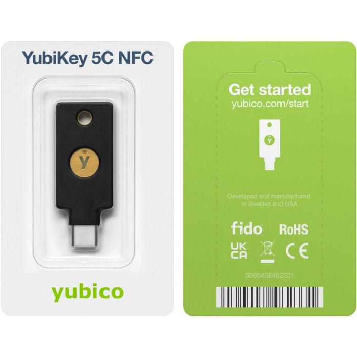 YUBICO YubiKey 5C NFC - Clave de Seguridad USB-C 5 YUBICO YubiKey 5C NFC - Clave de Seguridad USB-C 5