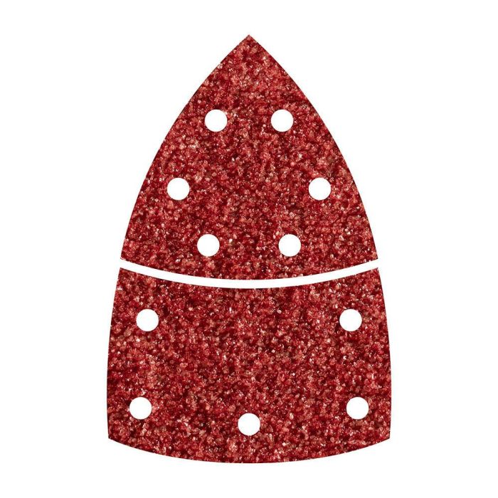 Wolfcraft Hojas de Lija Adhesivas Corindón Triangular Grano 80 Perforadas Pack 10 uds 0 Wolfcraft Hojas de Lija Adhesivas Corindón Triangular Grano 80 Perforadas Pack 10 uds 0