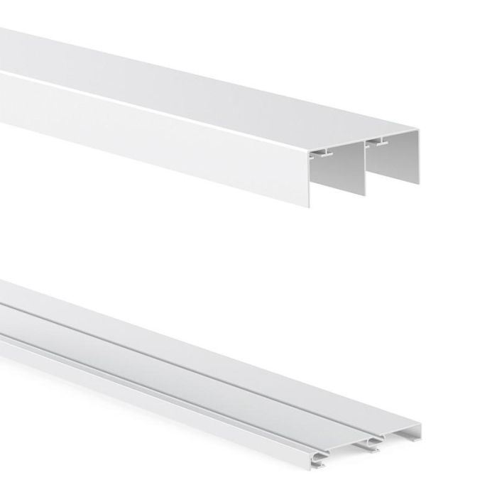 Juego De Guías Aluminio Bond 2M/3M Acabados Plata Mate, Negro Mate, Blanco Mate Acabado Blanco Mate Longitud 2 Metros Herrajes Alk Juego De Guías Aluminio Bond 2M/3M Acabados Plata Mate, Negro Mate, Blanco Mate Acabado Blanco Mate Longitud 2 Metros Herrajes Alk