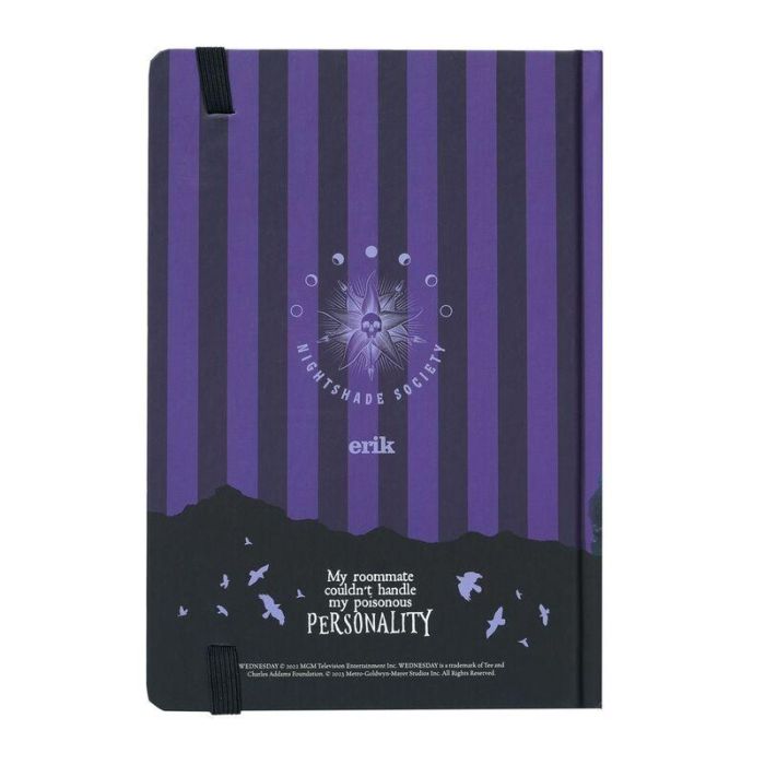 Cuaderno A5 premium Miercoles Addams 1