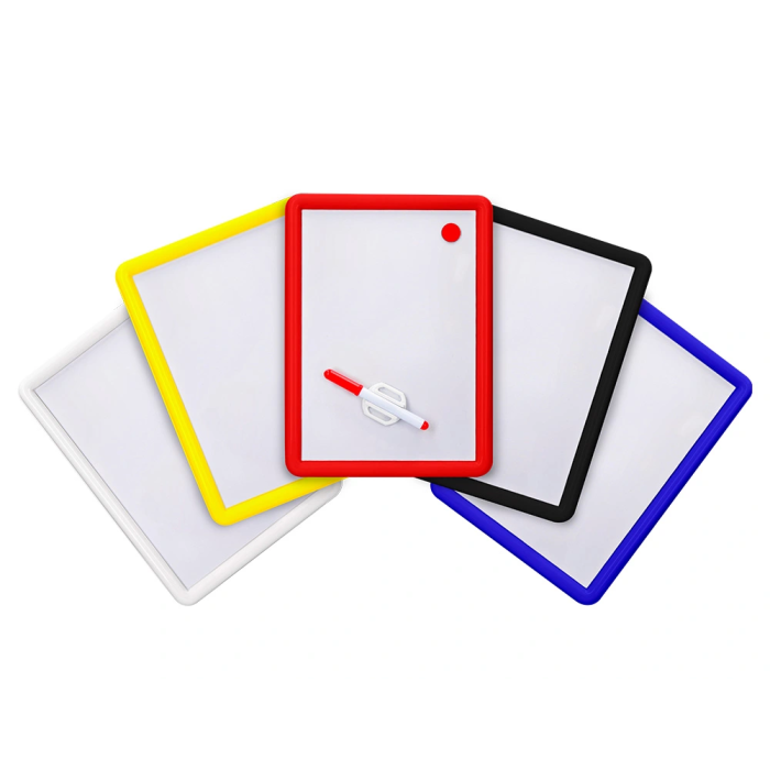 Csp Pizarra blanca magnética 25x35 cm con rotulador y borrador 3