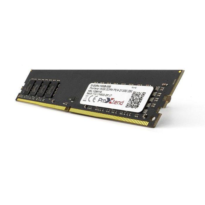 ProXtend 16GB DDR4 2666MHz PC4-21300 Módulo de Memoria RAM para Ordenador ProXtend 16GB DDR4 2666MHz PC4-21300 Módulo de Memoria RAM para Ordenador