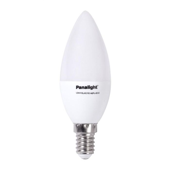Panasonic-Panalight LDAHV5L45CFE14EPL-ECO Lámpara LED Vela Frost E14 4W 4500K Pack de 4 1