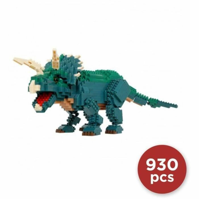Bandai Figura de ladrillo Triceratops Deluxe NANOBLOCK NAN4972825223857 930 piezas 2
