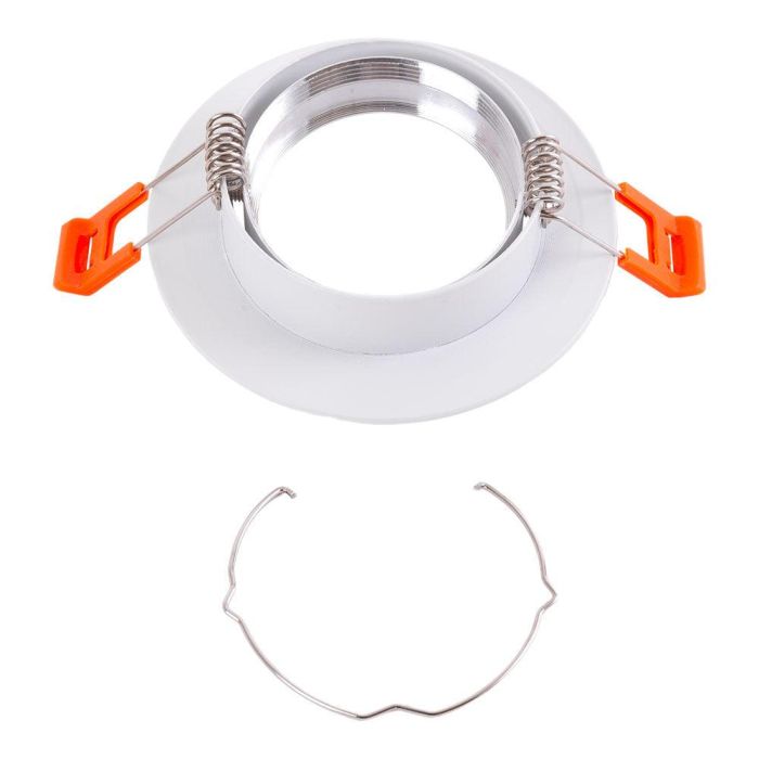 Pack 8 Aro Foco Downlight Basculante Circular Aluminio Blanco 93Mm 4 Pack 8 Aro Foco Downlight Basculante Circular Aluminio Blanco 93Mm 4