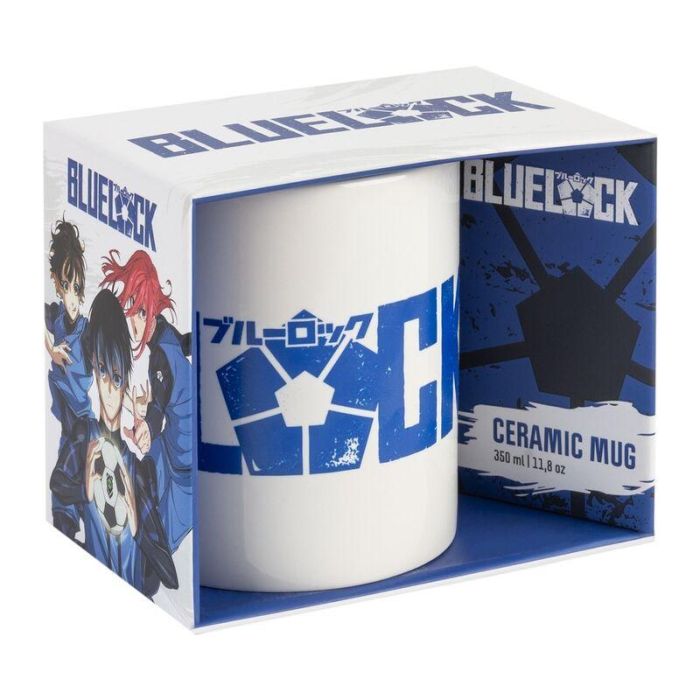 Taza Logo Blue Lock 350ml 1 Taza Logo Blue Lock 350ml 1