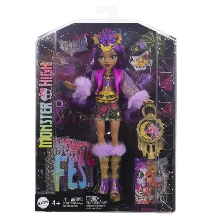 Monster High Muñeca Monster Fest Clawdeen Wolf Hxh80 Mattel 2023 4