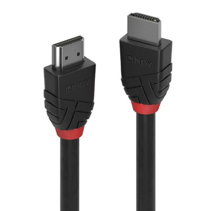 Lindy Black Line Cable HDMI 1m 8K60Hz 4K120Hz Alta Velocidad 48Gbps para UHD HDR Dolby Atmos y DTS:X