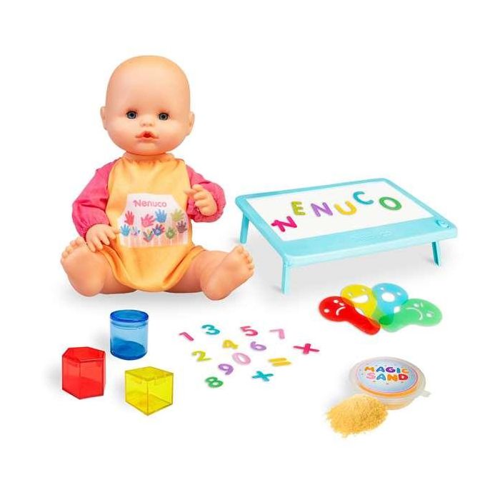 Muñeco nenuco smart school 35 cm con mesa de luz multicolor y accesorios translucidos 2