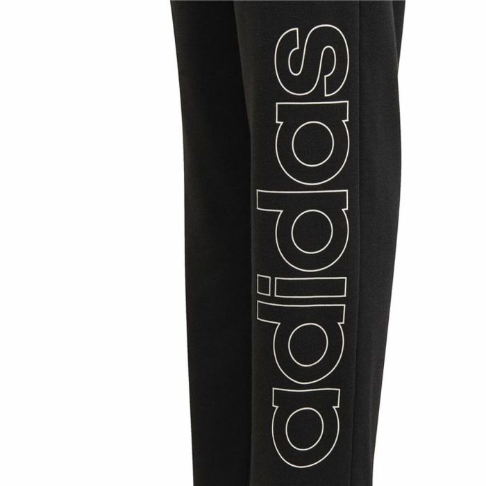 Pantalón de Chándal para Niños Adidas  Essentials French Terry Negro 1 Pantalón de Chándal para Niños Adidas  Essentials French Terry Negro 1