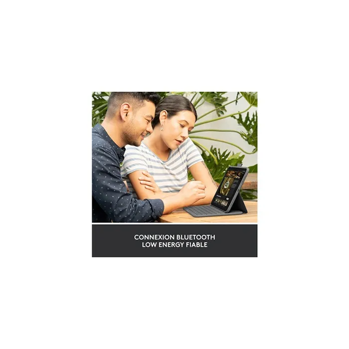 Logitech Funda con Teclado Slim Folio para iPad 10ª generación - Gris Oxford LOG5099206107441 3