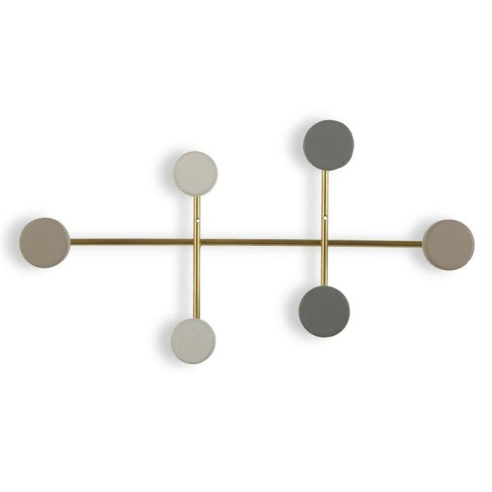 Perchero Versa Multicolor Metal Resina Madera MDF 6,5 x 22 x 41 cm (6,5 x 22 x 41 cm) Perchero Versa Multicolor Metal Resina Madera MDF 6,5 x 22 x 41 cm (6,5 x 22 x 41 cm)