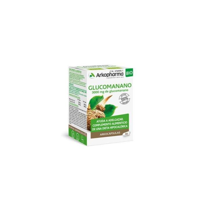Glucomanano 80Arkocapsulas. Bio Glucomanano 80Arkocapsulas. Bio