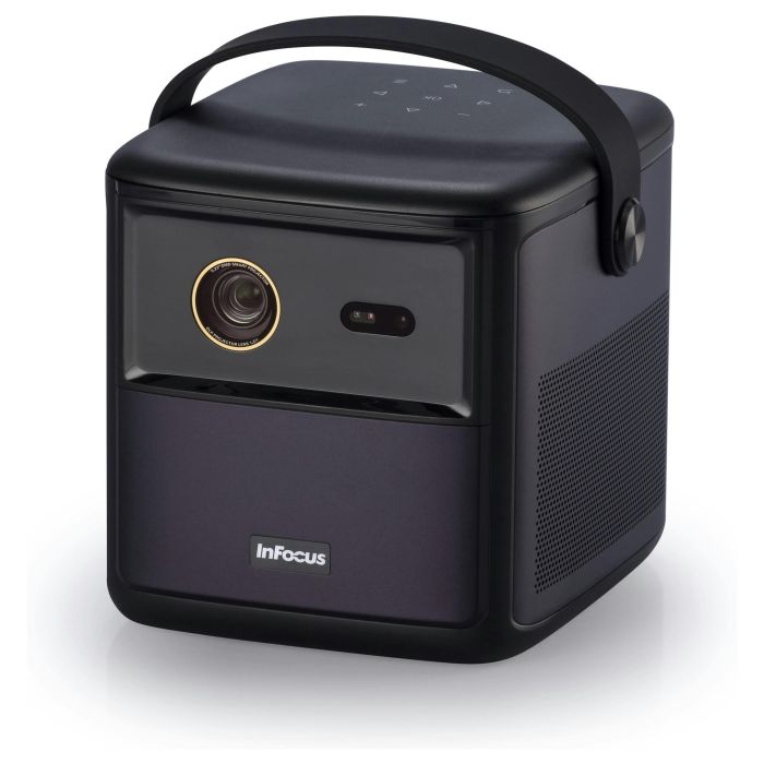 InFocus Crusader Master IN3018SL - Proyector LED 1080p Full HD, 450 Lúmenes, Proyección 43-130", Smart TV con Android, WiFi, Bluetooth 5.1, HDR10, Altavoces 20W 7