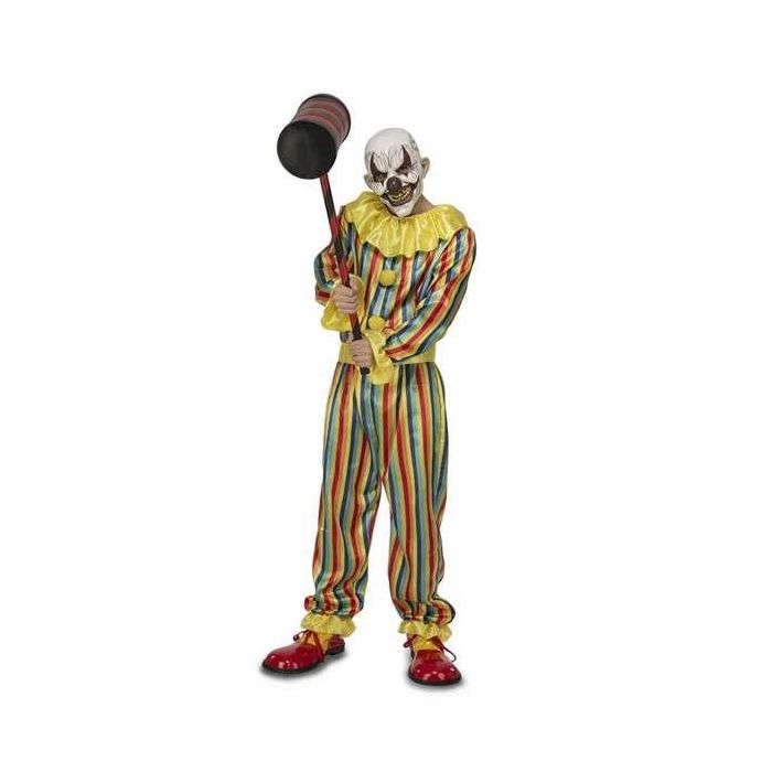 Disfraz prank clown mono, cinturón y máscara talla XXL 1 Disfraz prank clown mono, cinturón y máscara talla XXL 1