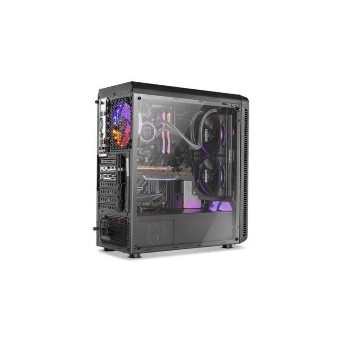NOX Hummer TGM Chasis Torre Midi Negro con Iluminación RGB, Paneles Cristal Templado, ATX/Micro-ATX/Mini-ITX 3 NOX Hummer TGM Chasis Torre Midi Negro con Iluminación RGB, Paneles Cristal Templado, ATX/Micro-ATX/Mini-ITX 3