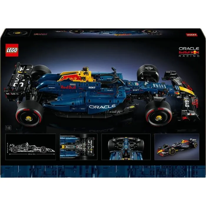 Lego Oracle Red Bull Racing RB20 F1 - Set de construcción para coleccionistas adultos con motor V6 y caja de cambios 5