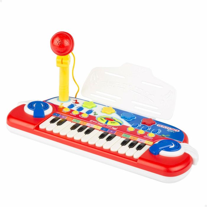 Piano Electrónico Bontempi 38 x 18 x 17 cm (6 Unidades) 6 Piano Electrónico Bontempi 38 x 18 x 17 cm (6 Unidades) 6