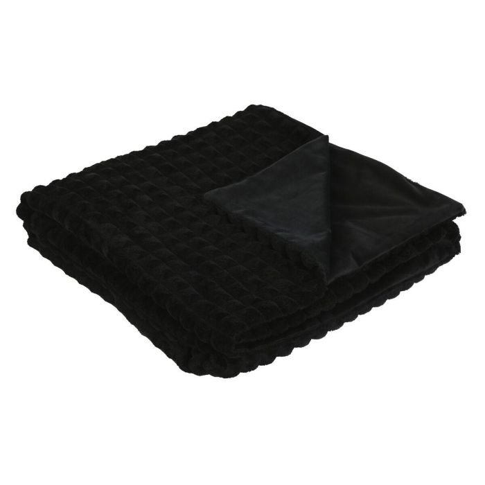 Manta Sofa Urban DKD Home Decor Negro 170 x 0 x 130 cm