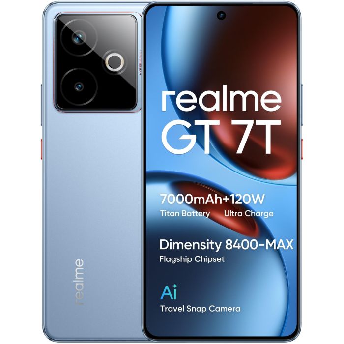 Realme GT 7T 5G 512GB Almacenamiento 12GB RAM Dual SIM Azul con Cámara 50MP y Batería 7000 mAh 9 Realme GT 7T 5G 512GB Almacenamiento 12GB RAM Dual SIM Azul con Cámara 50MP y Batería 7000 mAh 9