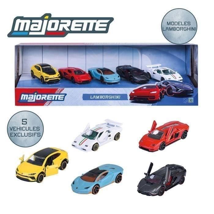 Majorette SMO3467452077221 - Lamborghini - Pack de regalo de 5 coches de juguete - A partir de 3 años 1 Majorette SMO3467452077221 - Lamborghini - Pack de regalo de 5 coches de juguete - A partir de 3 años 1