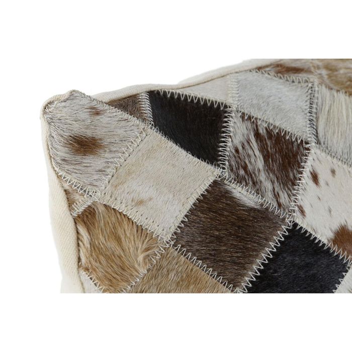 DKD Home Decor Cojín Colonial Camel Beige 10x40x40 cm, Colección Rancho, Poliéster y Piel con Cremallera 4 DKD Home Decor Cojín Colonial Camel Beige 10x40x40 cm, Colección Rancho, Poliéster y Piel con Cremallera 4