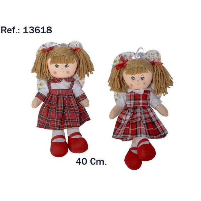 Peluche muñeca colegiala 40cm. - modelos surtidos 2 Peluche muñeca colegiala 40cm. - modelos surtidos 2