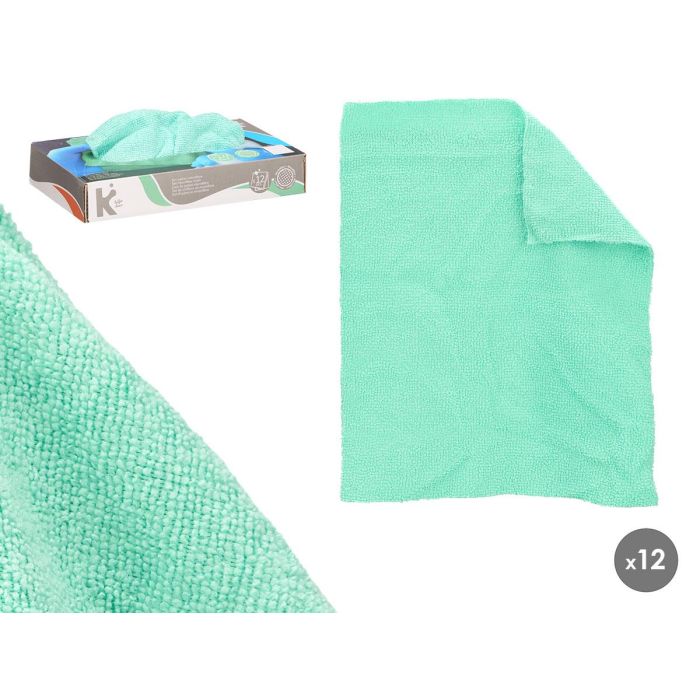 Set 12 Paños Microfibra Menta 30x23 cm - Arte Regal (12 Unidades) Set 12 Paños Microfibra Menta 30x23 cm - Arte Regal (12 Unidades)