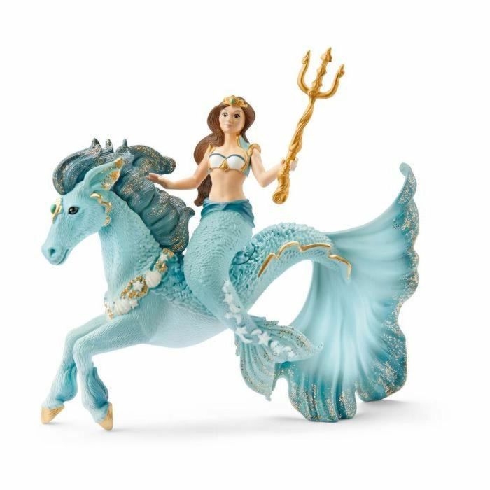 Schleich Sirena Eyela sobre Caballito de Mar 70594