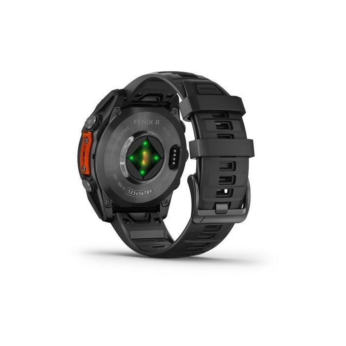 Garmin Fenix 8 47mm Reloj Inteligente GPS AMOLED 32GB Negro Hombre Mujer 2