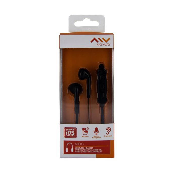 Auriculares Myway Mwhph0022 Inalambrico Negro 2