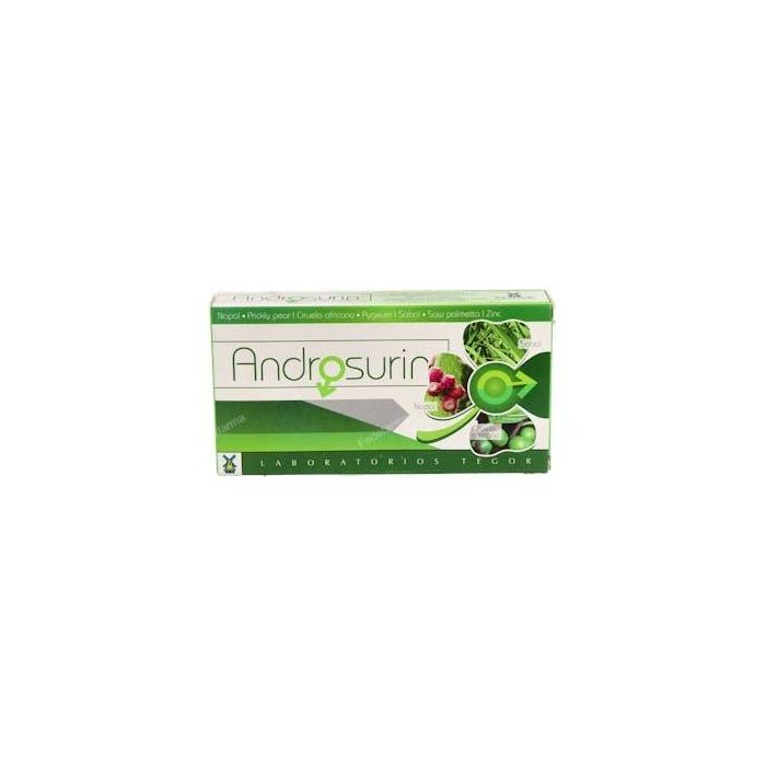 TEGOR Androsurin (Prostacal+) 40 Cápsulas, Ayuda en Problemas Masculinos con la Madurez