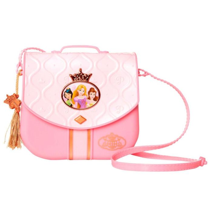 JAKKS PACIFIC Bolso Viaje Princesas Disney con Bolso, Llaves y Dinero de Juguete 3