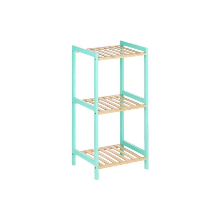 Estantería Cuadrada 3 Estantes Bambú Menta 35x70x30 cm - Berilo 1 Estantería Cuadrada 3 Estantes Bambú Menta 35x70x30 cm - Berilo 1