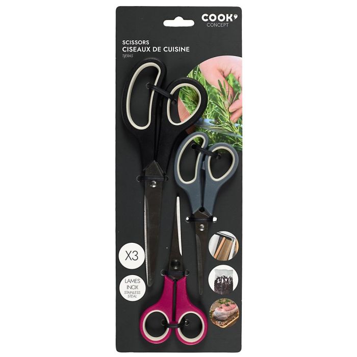 Juego De 3 Tijeras Cook Concept 2 Juego De 3 Tijeras Cook Concept 2