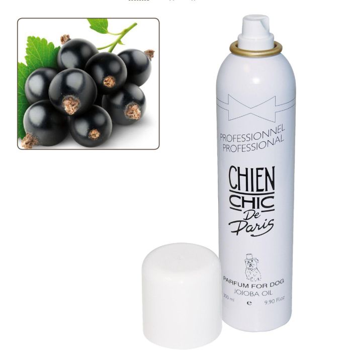 Chien Chic Perfume Profesional Grosella con Aceite Jojoba 300ml Larga Duración Uso Diario para Todas las Razas